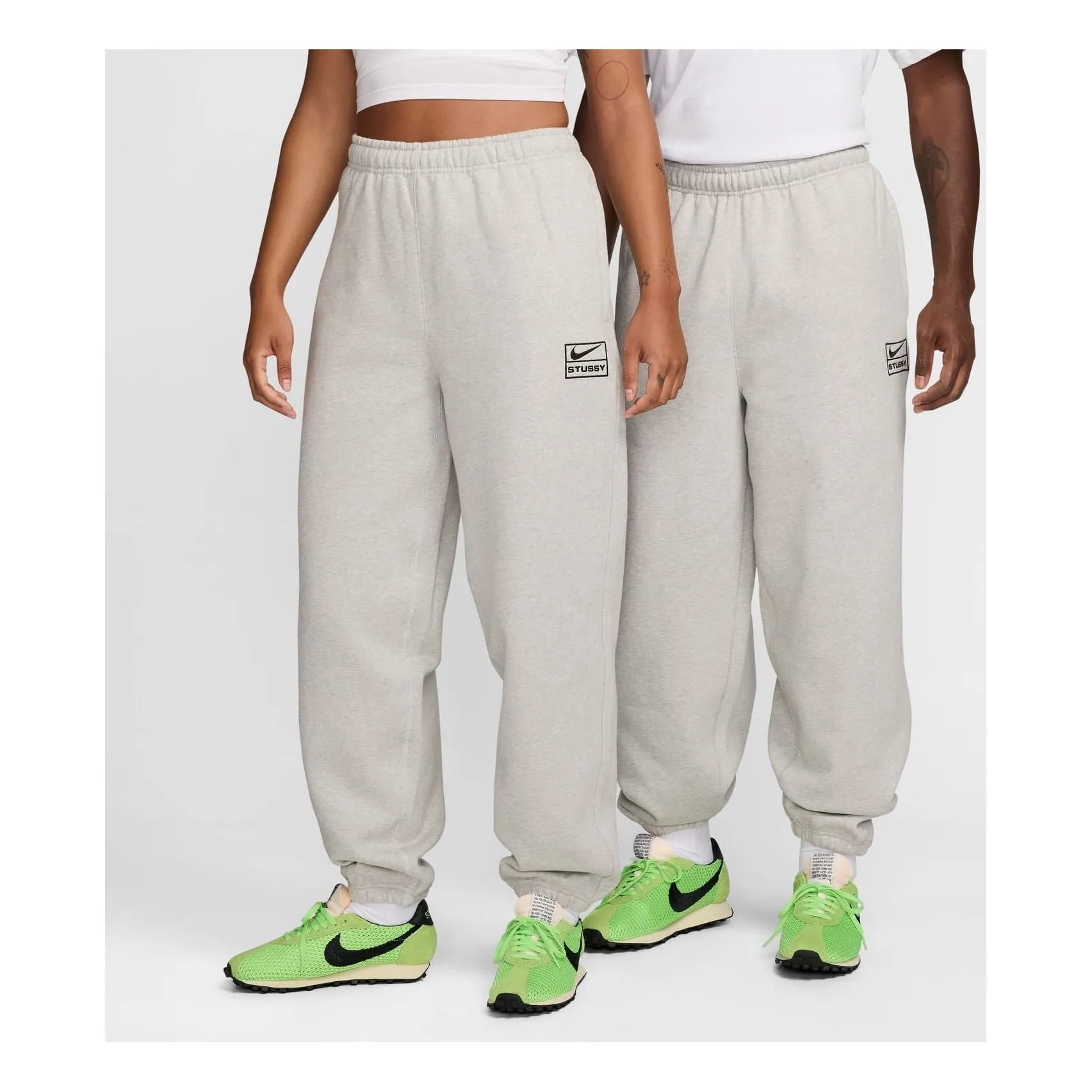 Nike x Stussy SS24 Sweatpants 'Grey Black' FN5231-050 | Parallel