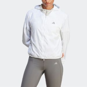 (WMNS) Adidas Run It Windbreaker Jackets 'White' HR9912 sold by KicksCrew