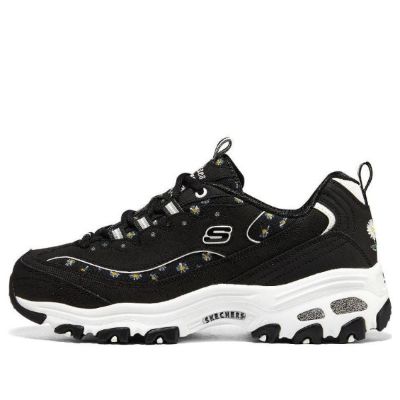 (WMNS) Skechers D'lites 1.0 Sneakers 'Black' 896180-BKW sold by KicksCrew