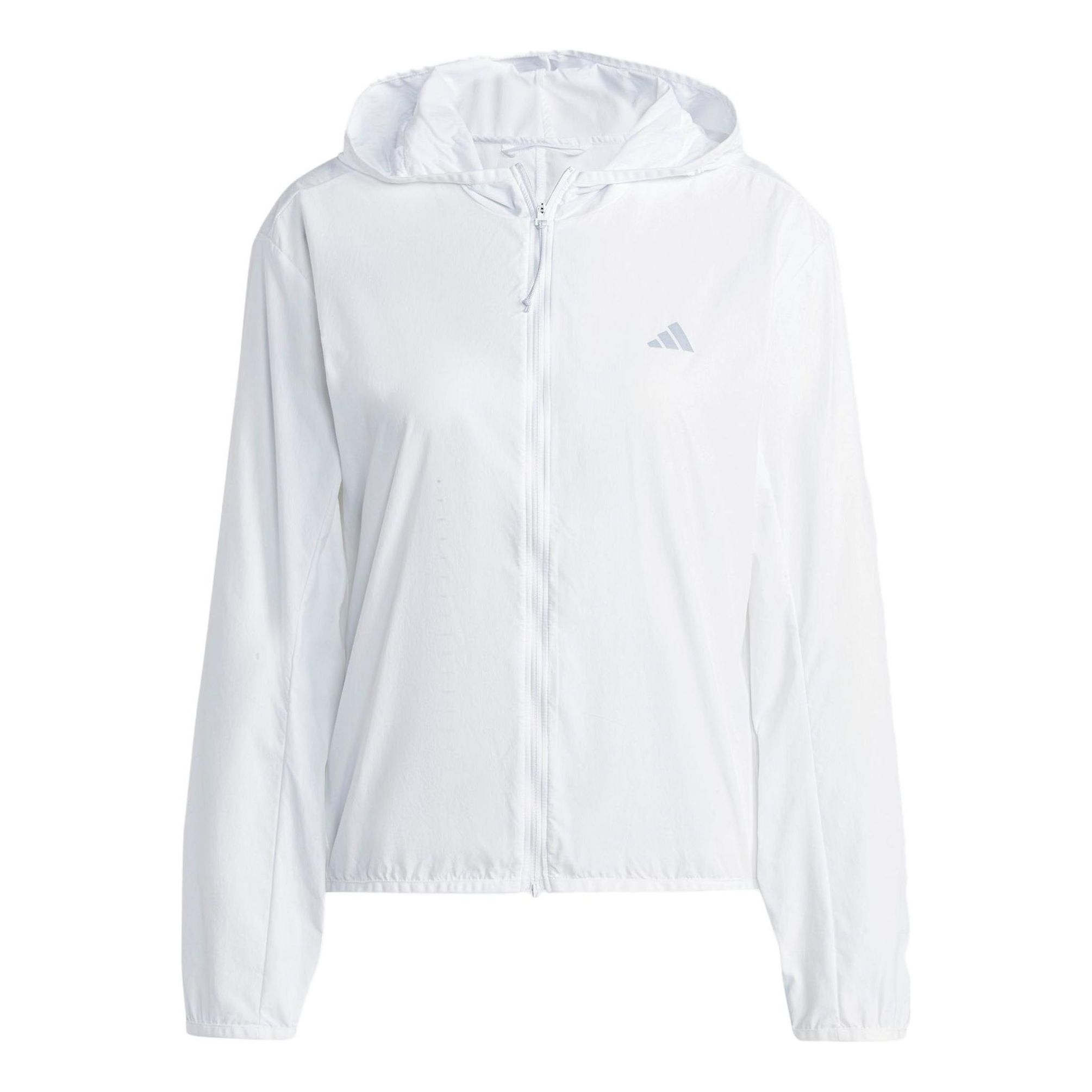 (WMNS) Adidas Run It Windbreaker Jackets 'White' HR9912 sold by KicksCrew