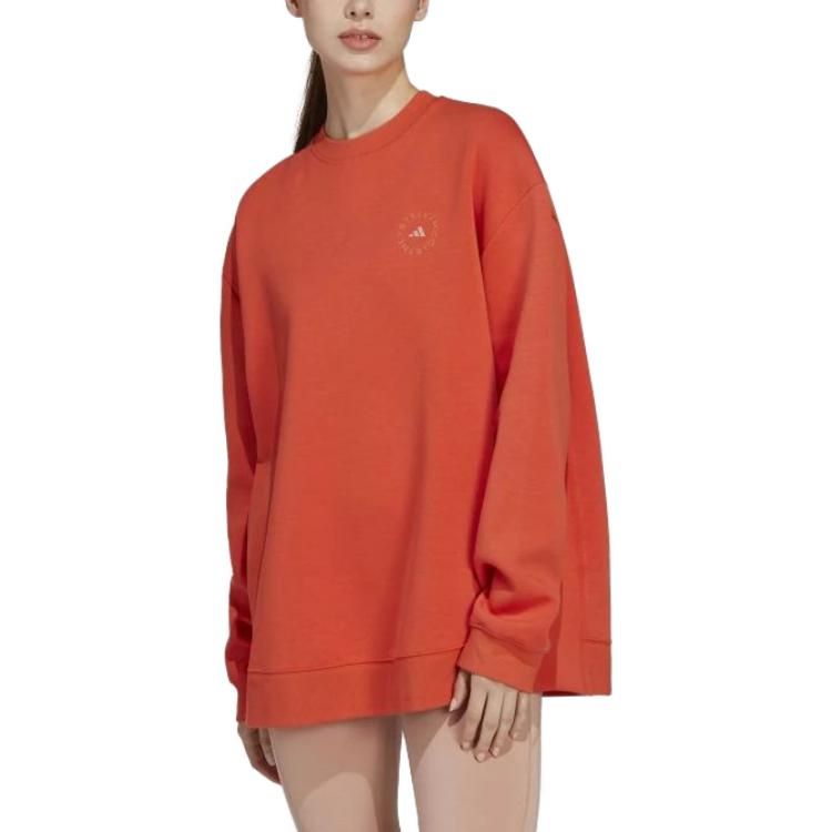 (WMNS) Adidas By Stella Mccartney Sweatshirt 'Orange' HR2199 sold by KicksCrew product image thumbnail 2