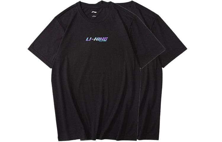Li-Ning Badminton Graphic T-shirt 'Black' AHSR691-1 sold by KicksCrew product image thumbnail 3