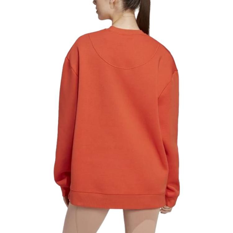 (WMNS) Adidas By Stella Mccartney Sweatshirt 'Orange' HR2199 sold by KicksCrew product image thumbnail 3