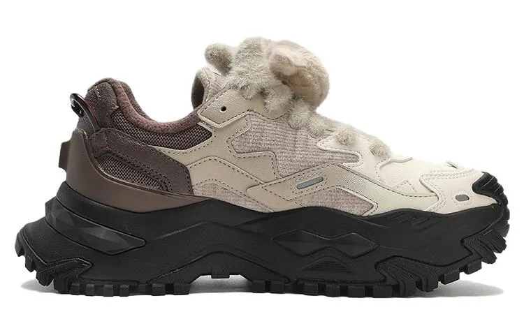 (WMNS) FILA FUSION BIANCO Platform Sneakers 'White Beige Brown' T12W341303FGF sold by KicksCrew product image thumbnail 2