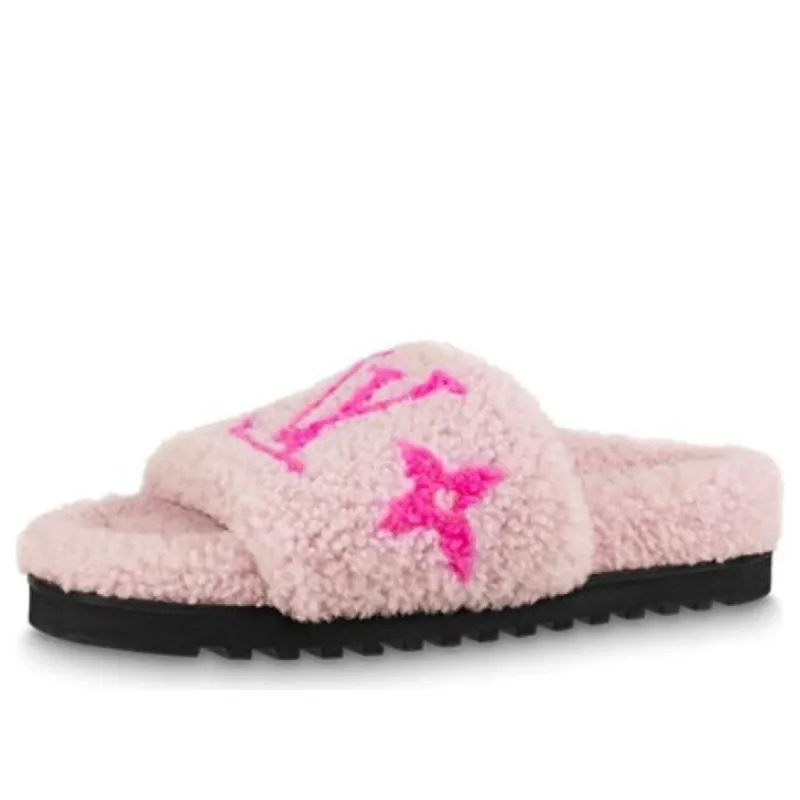 (WMNS) LOUIS VUITTON Paseo Comfort Flat Sandals 'Pink' 1ABWE5 sold by KicksCrew