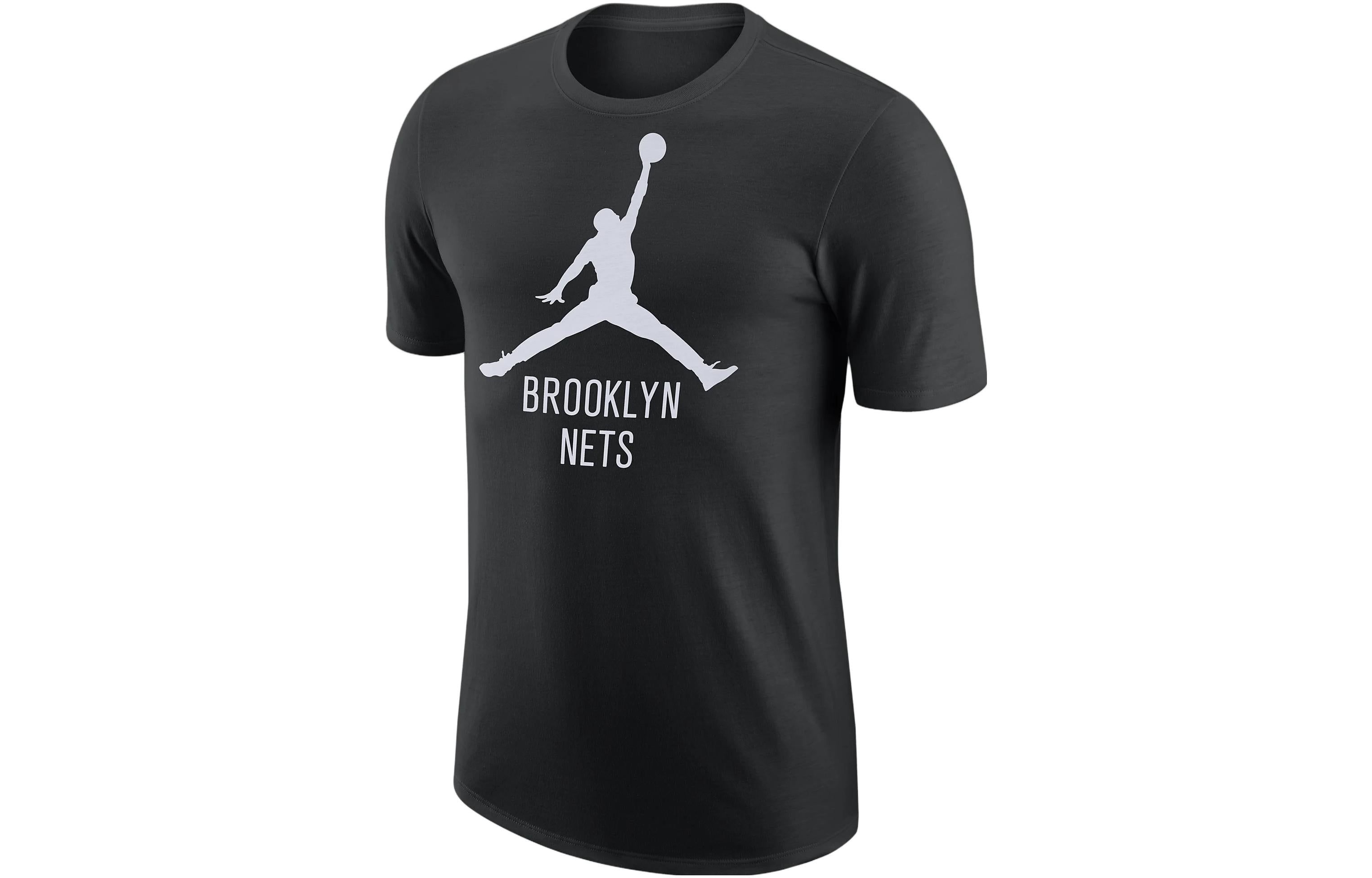 Air Jordan Brooklyn Nets Essential NBA T-Shirt 'Black' FD1455-010 sold by KicksCrew product image thumbnail 2
