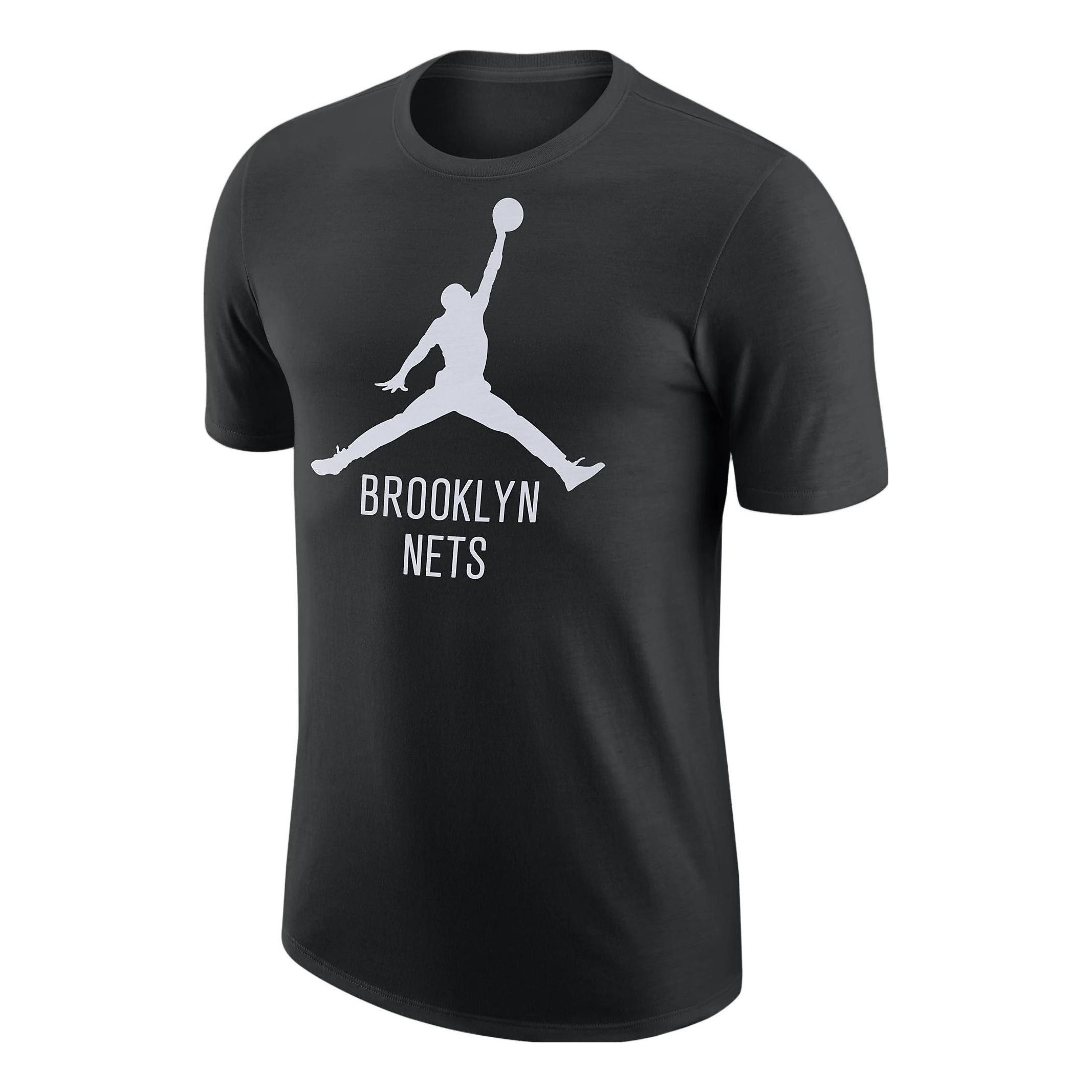 Air Jordan Brooklyn Nets Essential NBA T-Shirt 'Black' FD1455-010 sold by KicksCrew