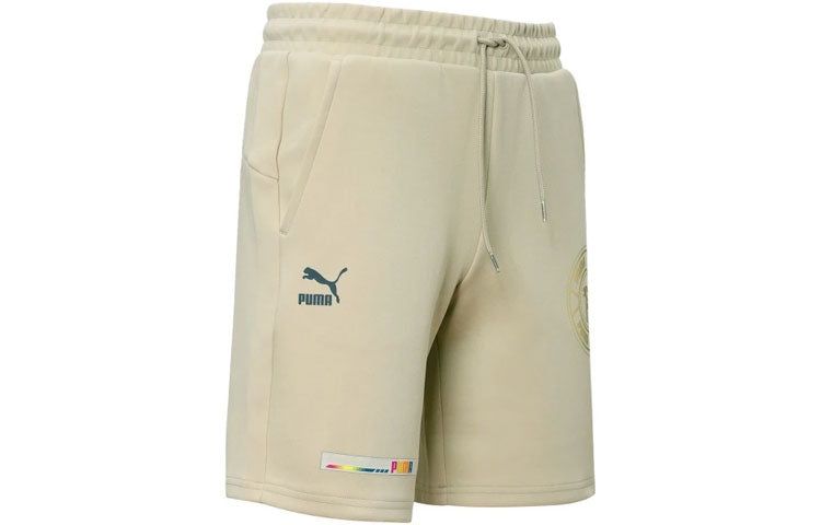 Puma Mix Badge Shorts 'Beige' 537041-64 sold by KicksCrew product image thumbnail 3