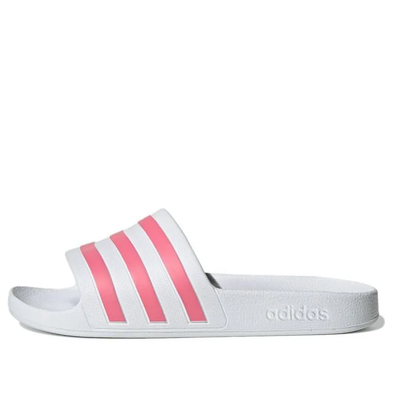 (WMNS) adidas Adilette Aqua Slide 'White Rose Tone' GZ5237 sold by KicksCrew