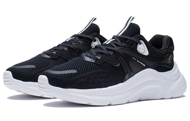 (WMNS) Li-Ning Floating Cloud 'Black White' AGLS020-1 sold by KicksCrew product image thumbnail 3