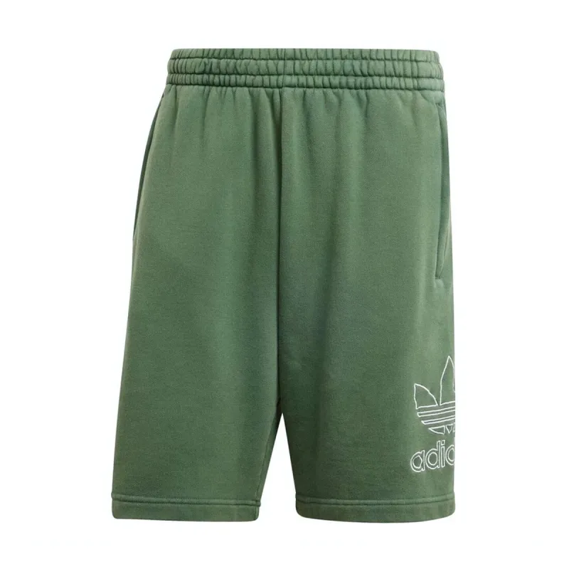 adidas Adicolor Outline Trefoil Shorts 'Green' IR8004 sold by KicksCrew