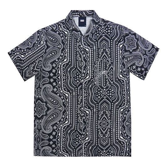 KITH Camp Collar Silk Cotton Shirt 'Black' KH3754-100 sold by KicksCrew