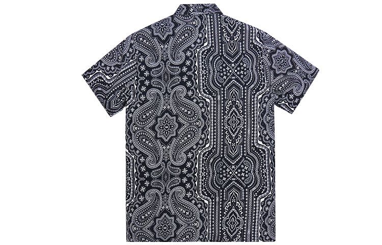 KITH Camp Collar Silk Cotton Shirt 'Black' KH3754-100 sold by KicksCrew product image thumbnail 2