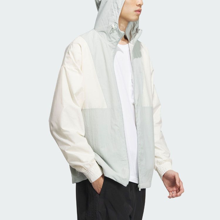 Adidas Neo Essentials Windbreaker Jackets 'White' IK5058 sold by KicksCrew product image thumbnail 5