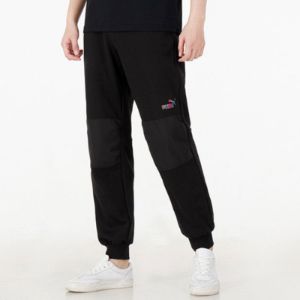 Puma Logo Sweatpants 'Black' 537031-01 sold by KicksCrew
