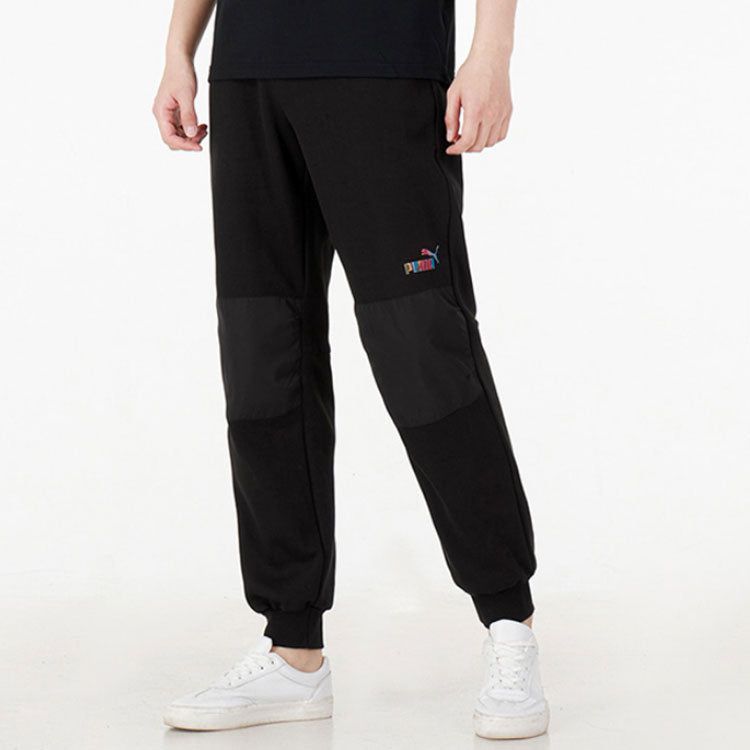 Puma Logo Sweatpants 'Black' 537031-01 sold by KicksCrew product image thumbnail 5