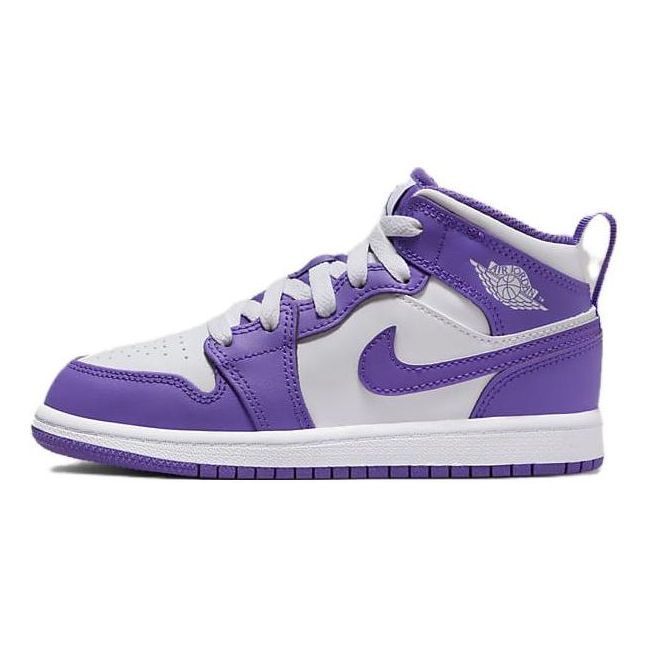 (PS) Air Jordan 1 Mid 'Purple Venom' DQ8424-511 sold by KicksCrew