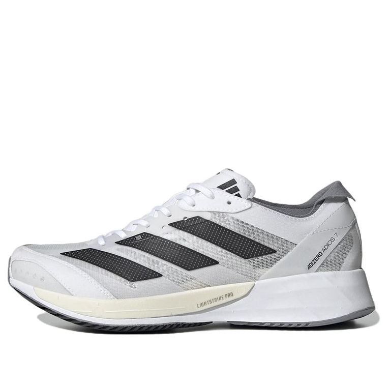 (WMNS) adidas Adizero Adios 7 'White Black' GX6648 sold by KicksCrew