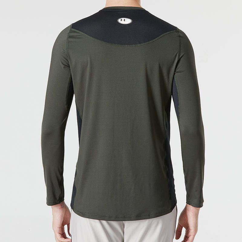 Under Armour HeatGear Vent Fitted Long Sleeve 'Green' 1370659-310 sold by KicksCrew product image thumbnail 4