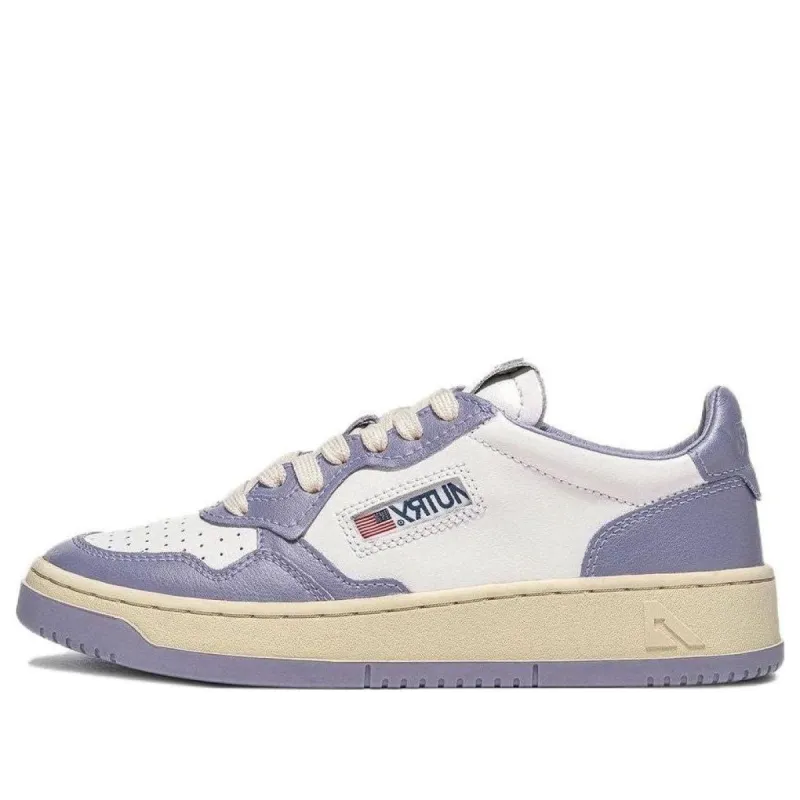 AUTRY Medalist Low Bicolor 'White Purple' AULM-WB19 sold by KicksCrew