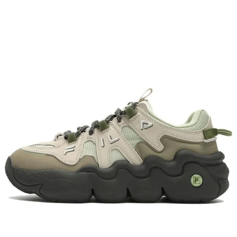 (WMNS) FILA Panini Running Shoes 'Beige Green' F12W412111FTA sold by KicksCrew
