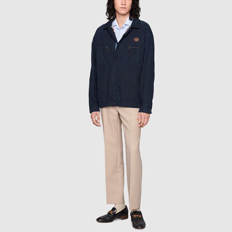 Gucci Cotton Jacket With 'Music is Mine' Print 'Blue' 669607-XDBSA-4245 sold by KicksCrew product image thumbnail 3