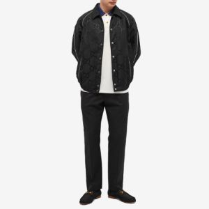 Gucci Jumbo GG Nylon Canvas Jacket 'Black' 694137-ZAJJM-1043 sold by KicksCrew