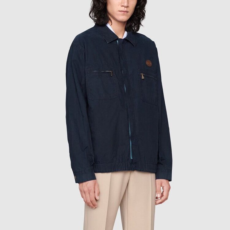 Gucci Cotton Jacket With 'Music is Mine' Print 'Blue' 669607-XDBSA-4245 sold by KicksCrew product image thumbnail 5