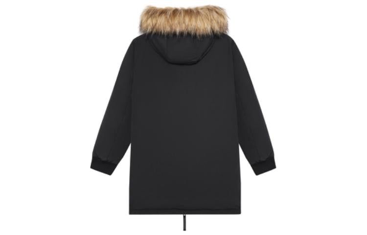 New Balance Fur Collar Warm Windproof Jacket 'Black Brown' AMJ23371-BK sold by KicksCrew product image thumbnail 2