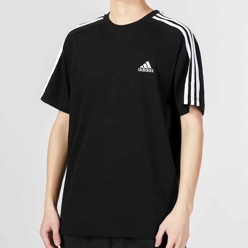 adidas Essentials Single Jersey 3-Stripes T-shirt 'Black' IC9334 sold by KicksCrew product image thumbnail 5