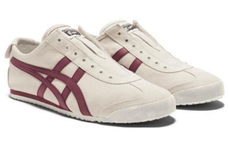 Onitsuka Tiger MEXICO 66 Shoes 'Cream Burgundy' 1183B782-201 sold by KicksCrew