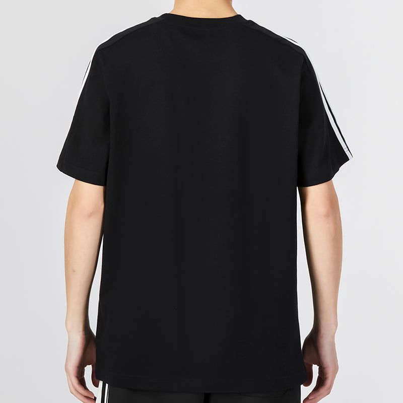 adidas Essentials Single Jersey 3-Stripes T-shirt 'Black' IC9334 sold by KicksCrew product image thumbnail 4