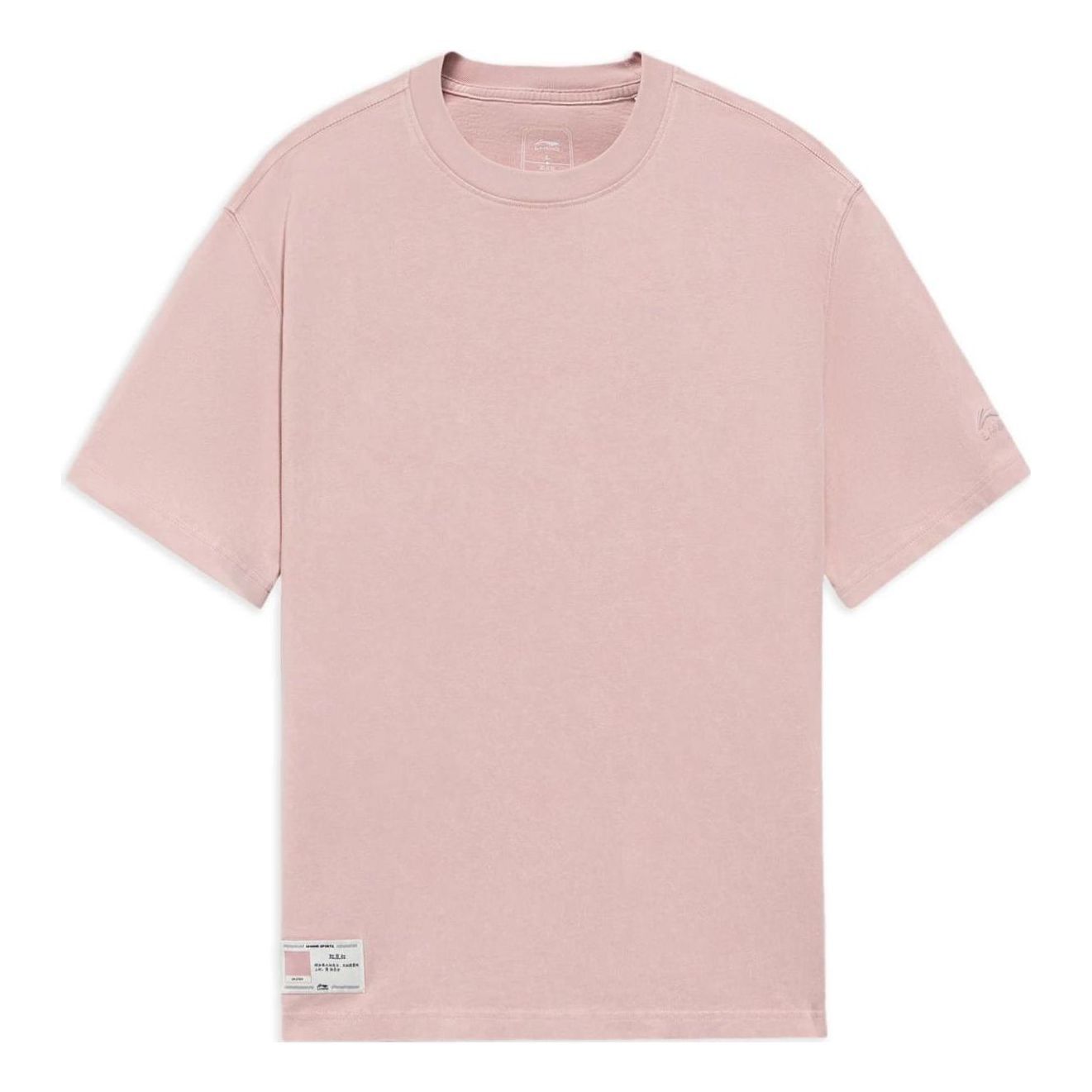 Li-Ning Chinese Color T-shirt 'Pink' AHSS361-9 sold by KicksCrew
