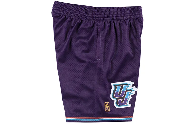 Mitchell & Ness NBA Swingman Shorts Utah Jazz 1996-97 'Purple White' SMSHAC19028-UJAPURP96 sold by KicksCrew product image thumbnail 3