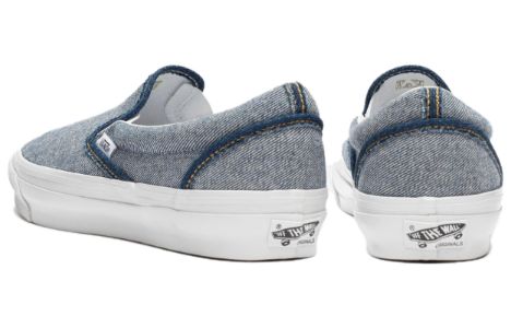 Vans Vault OG Classic Slip-On LX 'Inside Out Denim' VN0A32QNIND sold by KicksCrew