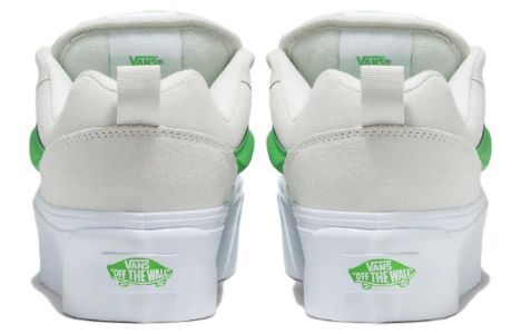 (WMNS) Vans Knu Stack Casual Platform Shoes 'White Green' VN000CP6CY9 sold by KicksCrew