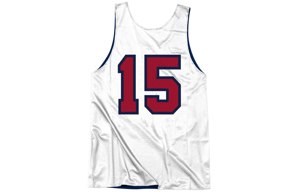 Mitchell & Ness x NBA Reversible Practice Team USA 1992 Jerseys 'Magic Johnson 15' ARPJGS18434-USANAVY92EJH sold by KicksCrew product image thumbnail 4