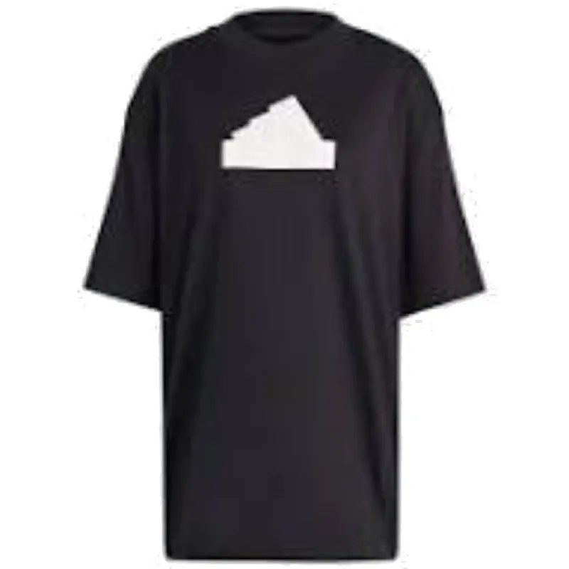 (WMNS) adidas Future Icons Badge of Sport Boyfriend T-Shirt Asia Sizing 'Black' H63008 sold by KicksCrew
