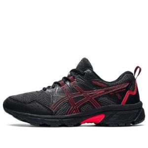 (GS) ASICS Gel-Venture 8 'Black Electric Red' 1014A141-007 sold by KicksCrew