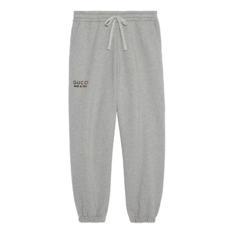 Gucci Cotton Sweattrouser With Print 'Grey' 768455-XJF3Y-1230 sold by KicksCrew