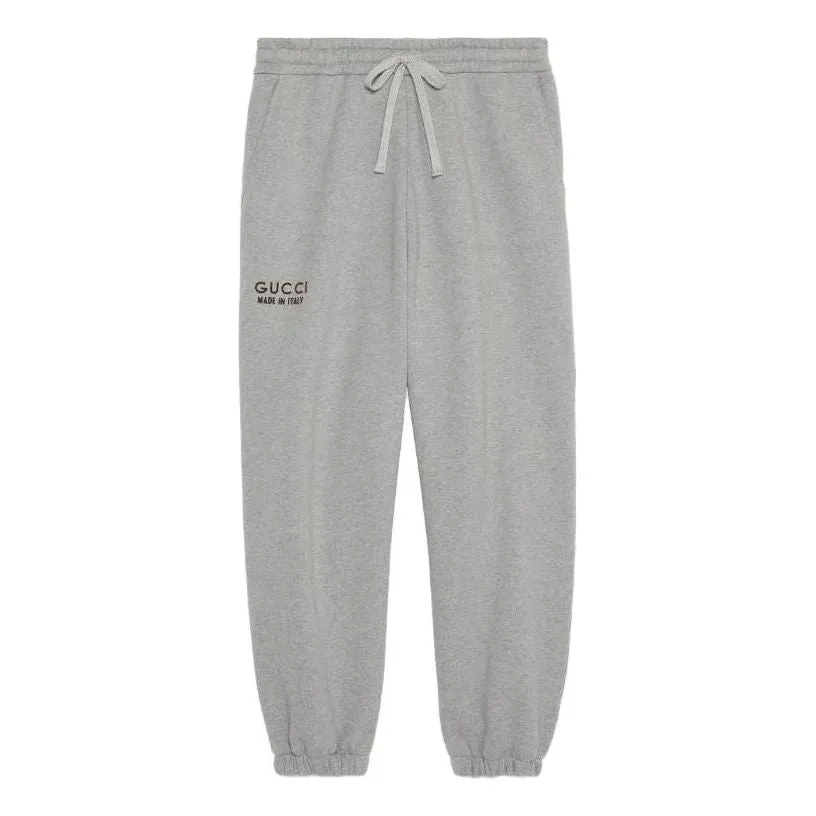 Gucci Cotton Sweattrouser With Print 'Grey' 768455-XJF3Y-1230 sold by KicksCrew