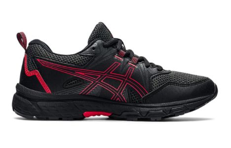 (GS) ASICS Gel-Venture 8 'Black Electric Red' 1014A141-007 sold by KicksCrew