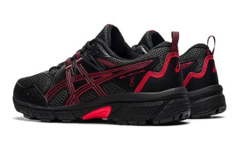(GS) ASICS Gel-Venture 8 'Black Electric Red' 1014A141-007 sold by KicksCrew