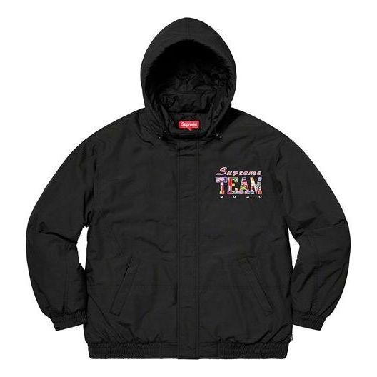 Supreme Super Team Puffy Jacket 'Black' SUP-SS20-489 sold by KicksCrew