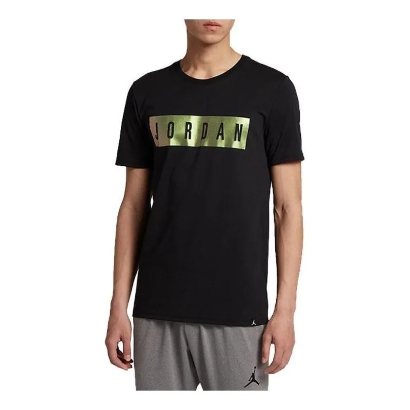 Air Jordan Wordmark T-shirt 'Black' 916147-010 sold by KicksCrew