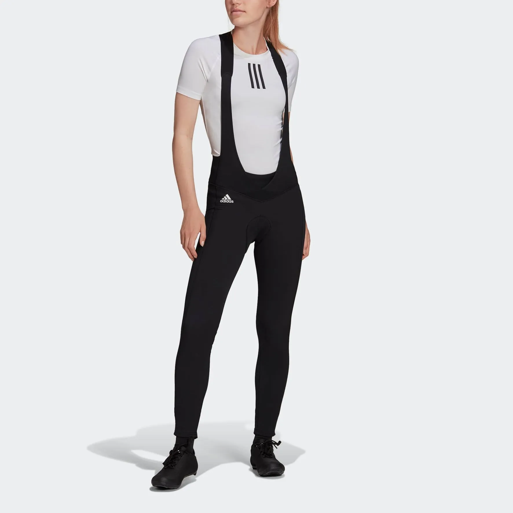 (WMNS) adidas The Padded COLD.RDY Cycling Bib Tights 'Black' GT6624 sold by KicksCrew product image thumbnail 2