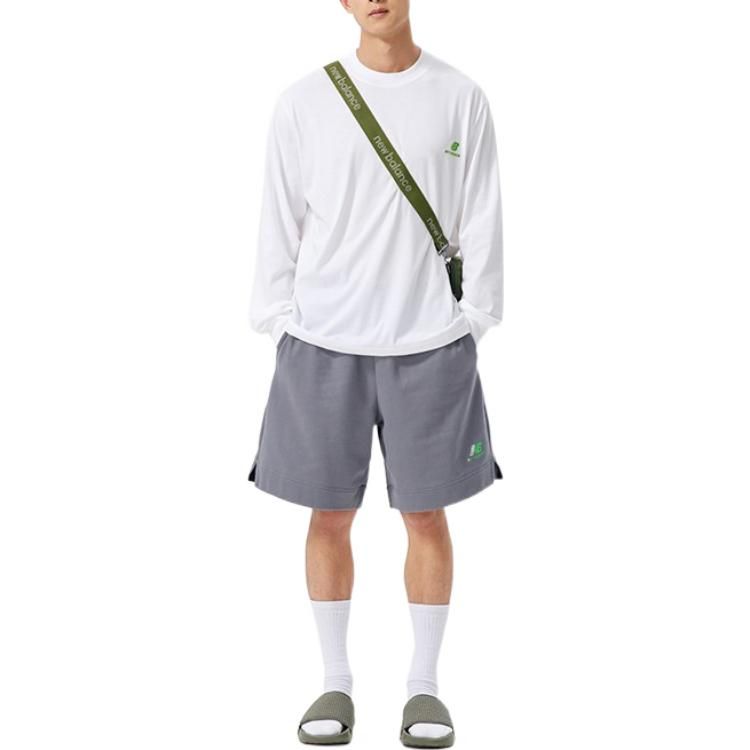 New Balance x Nice Rice Logo Long Sleeve Top 'White' AMT22381-WT sold by KicksCrew product image thumbnail 3