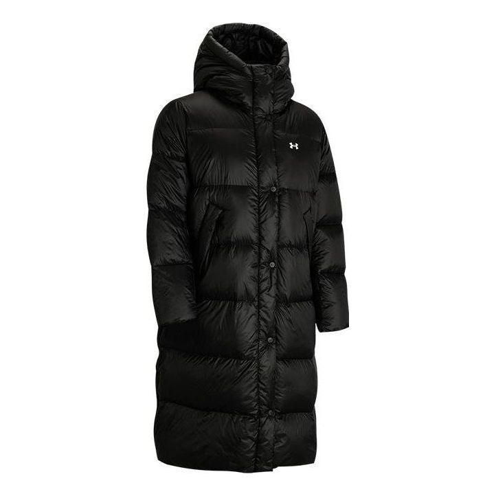 (WMNS) Under Armour Down Puffer Parka 'Black' 1373458-001 sold by KicksCrew