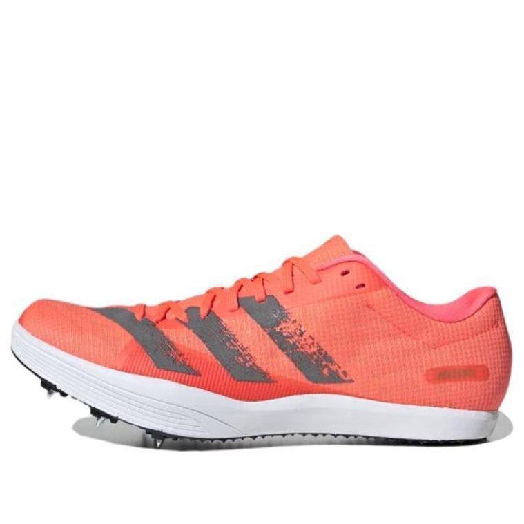 Adidas Adizero Long Jump Track Shoes 'Orange Pink' EG6172 sold by KicksCrew