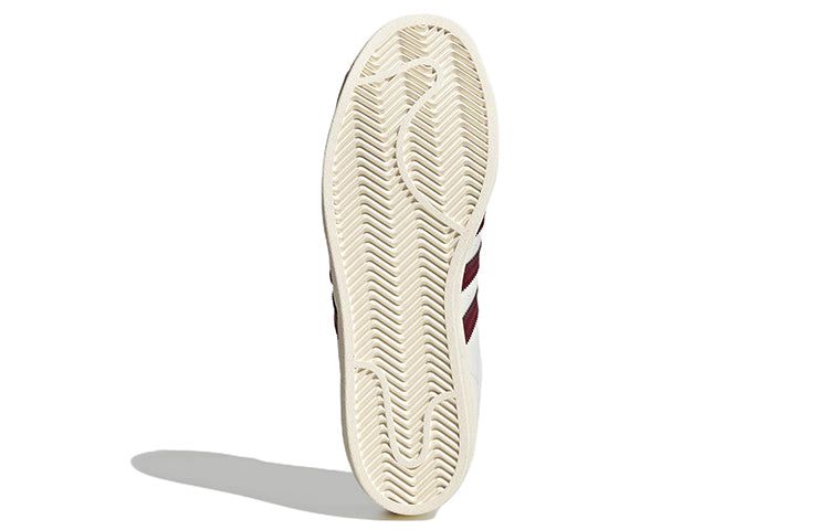 (WMNS) Adidas Originals Superstar Skateboard Shoes 'Off White Maroon' FZ5588 sold by KicksCrew product image thumbnail 6